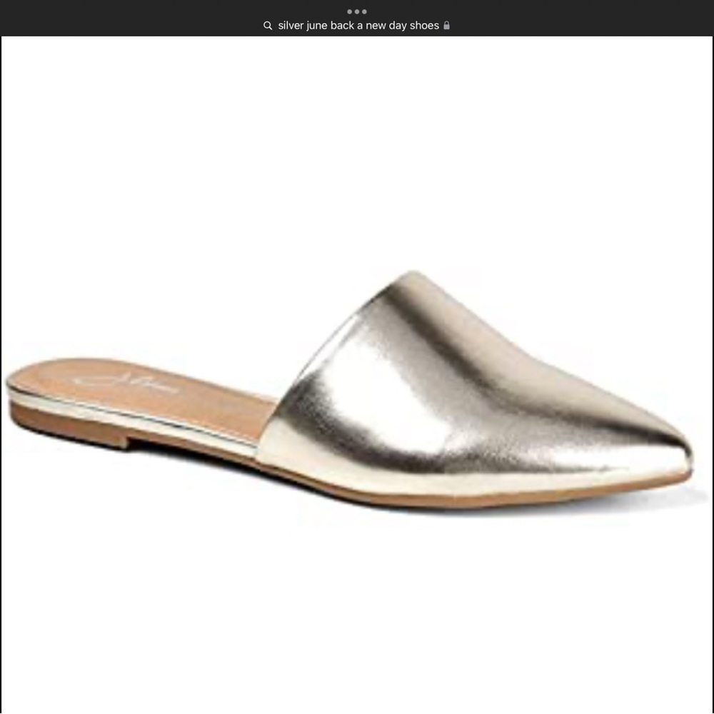 a.new day sandals silver size 9.5